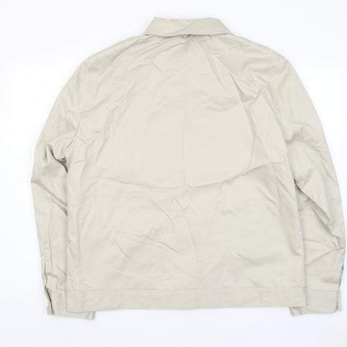 Autograph Mens Beige Jacket Size XL Zip - Pockets