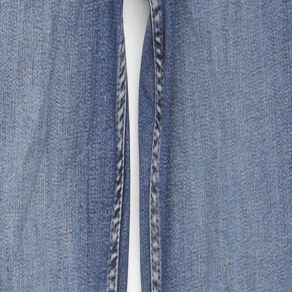 Reiss Womens Blue Cotton Skinny Jeans Size 27 in L28 in Regular Zip