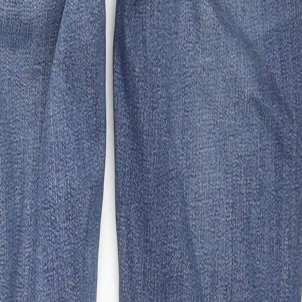 Reiss Womens Blue Cotton Skinny Jeans Size 27 in L28 in Regular Zip