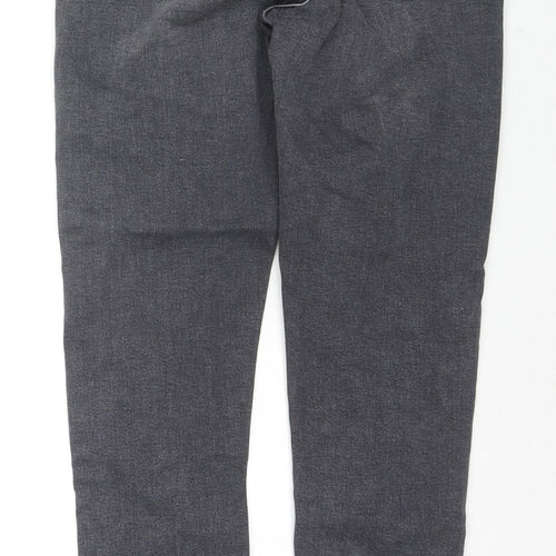 Topshop Womens Black Cotton Skinny Jeans Size 28 in L32 in Regular Zip