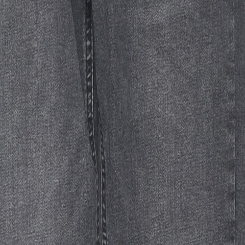 Topshop Womens Black Cotton Skinny Jeans Size 28 in L32 in Regular Zip