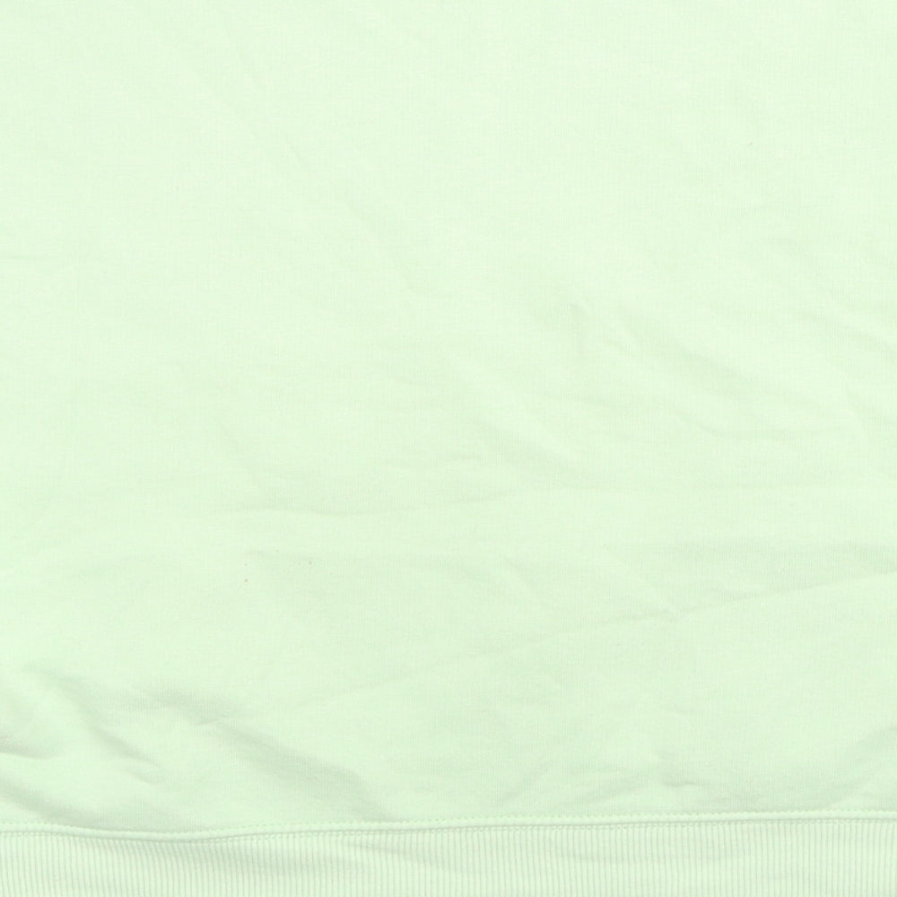 ASOS Womens Green Cotton Pullover Sweatshirt Size 6 Pullover