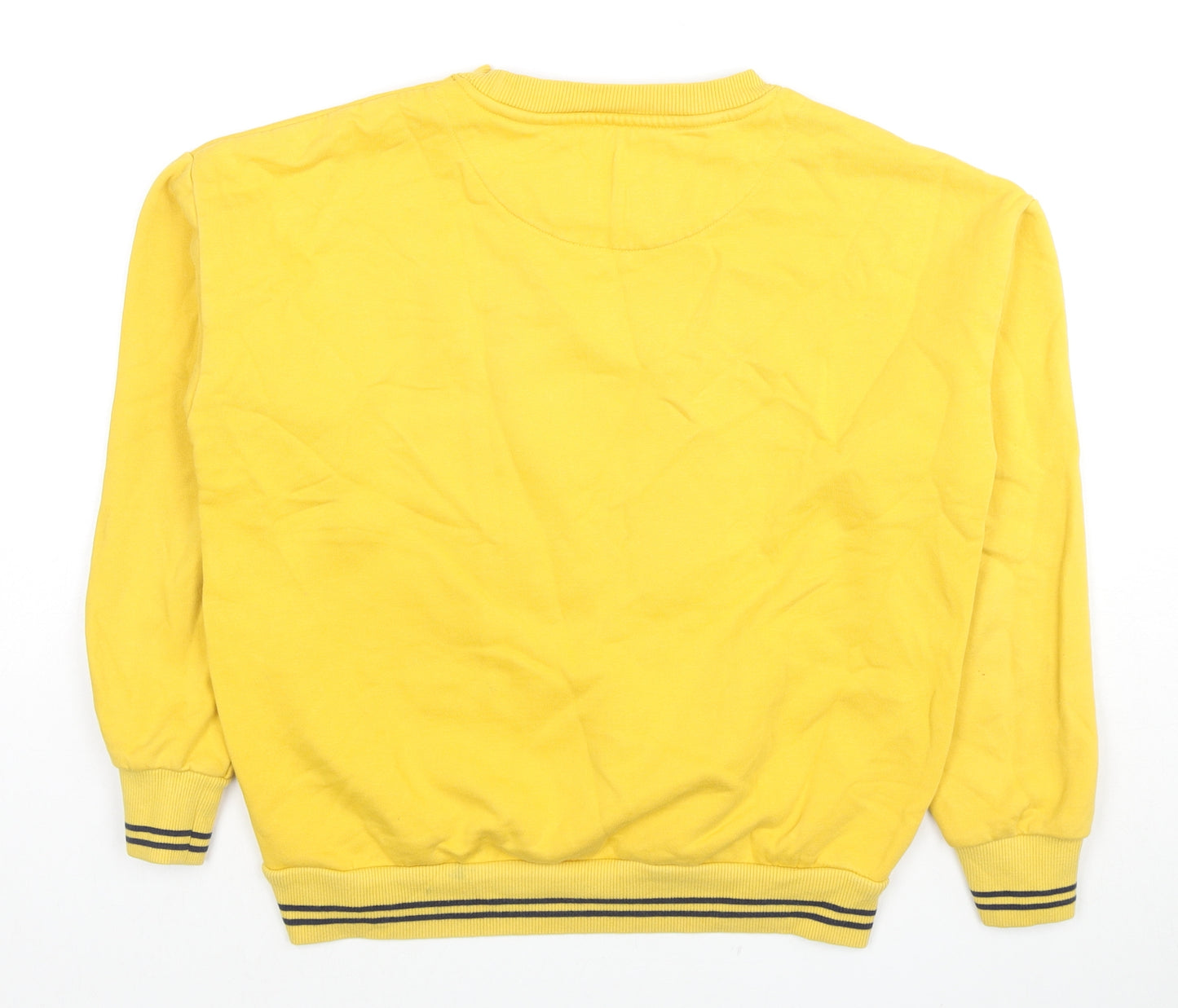 Marks and Spencer Girls Yellow Cotton Pullover Hoodie Size 11-12 Years Pullover - Harry Potter Hufflepuff