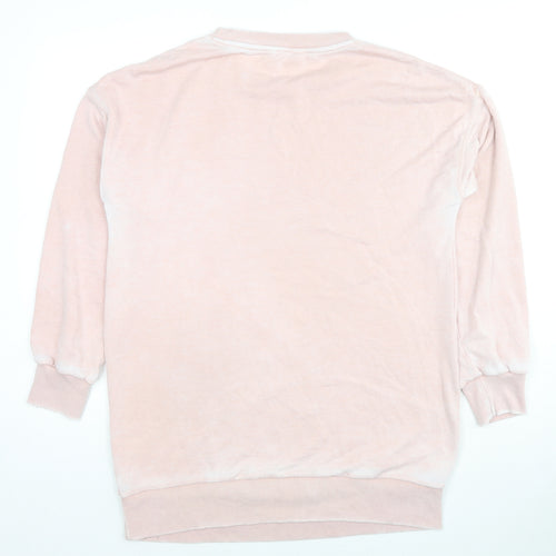 NEXT Womens Pink Cotton Pullover Sweatshirt Size M Pullover - Heart