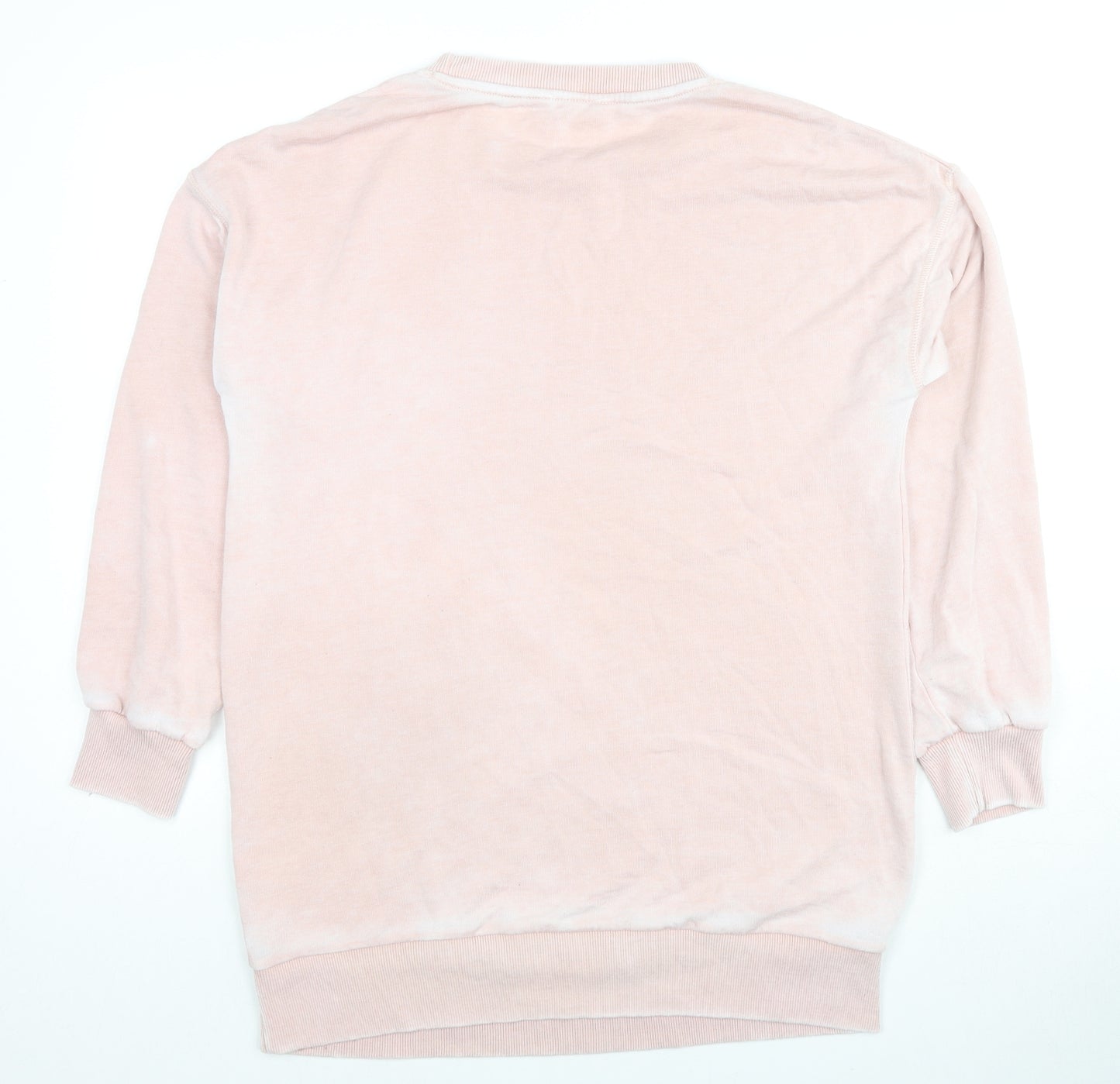 NEXT Womens Pink Cotton Pullover Sweatshirt Size M Pullover - Heart