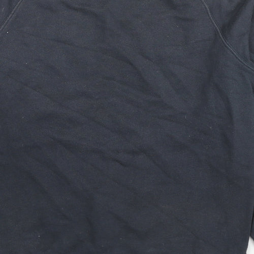 Jack Wills Womens Black Floral Cotton Pullover Sweatshirt Size 6 Pullover - Lace Detail