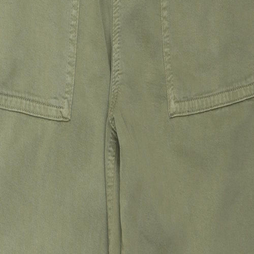 H&M Womens Green Lyocell Windbreaker Trousers Size M L30 in Regular