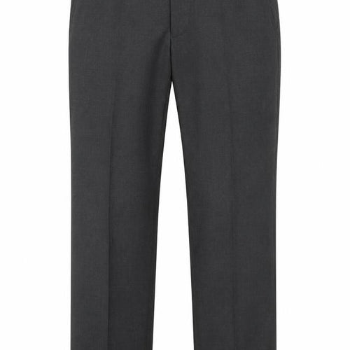 Moss London Mens Grey Polyester Trousers Size 30 in L28 in Slim Zip