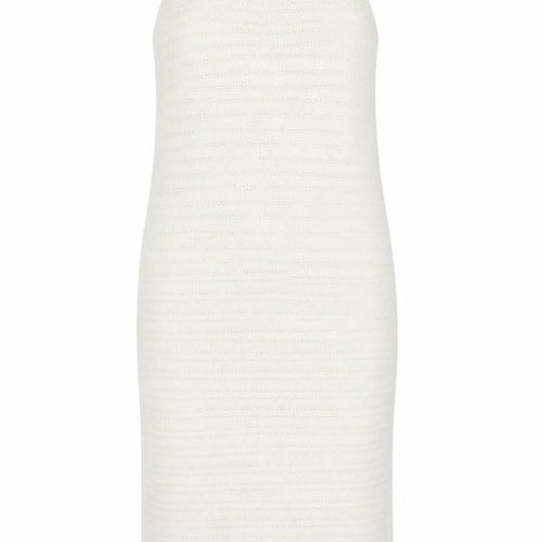 VILA Womens Beige Acrylic Tank Dress Size XL Round Neck Pullover