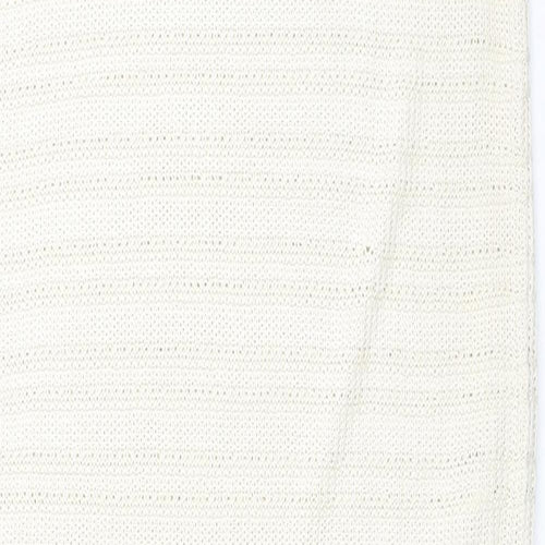 VILA Womens Beige Acrylic Tank Dress Size XL Round Neck Pullover