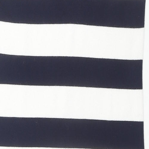 Cherry Coco Womens Black Striped Cotton Tank Dress Size S Round Neck Pullover - Size S/M