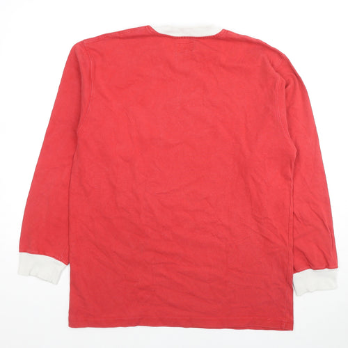Liverpool FC Mens Red Cotton Pullover Sweatshirt Size M - Logo