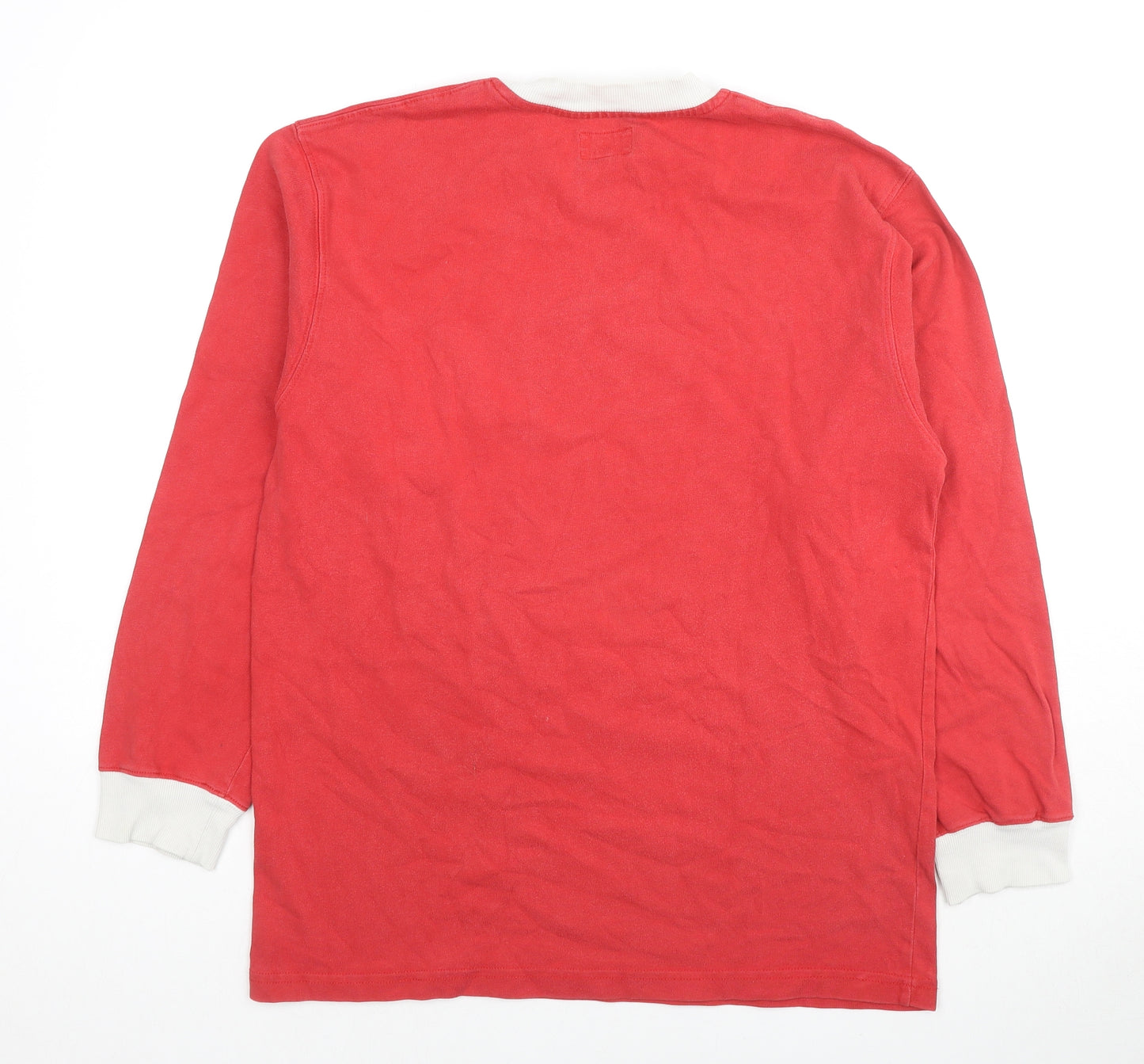 Liverpool FC Mens Red Cotton Pullover Sweatshirt Size M - Logo