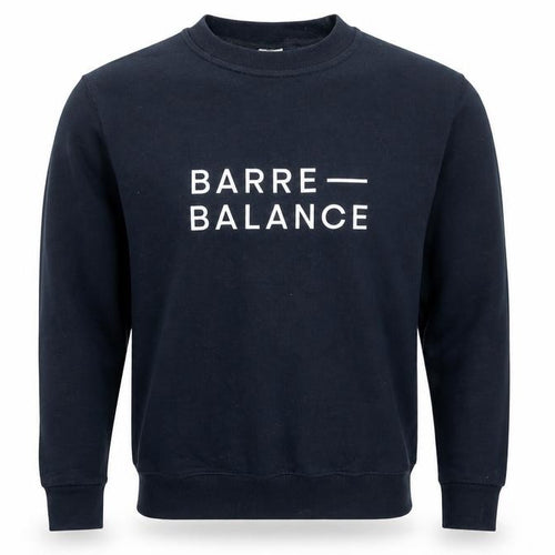 B&C Mens Silver Paisley Cotton Pullover Sweatshirt Size S - Barre Balance Unisex