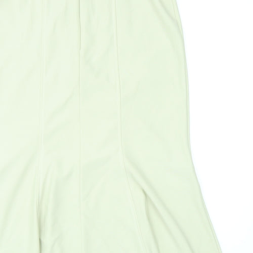 Finnkarelia Womens Beige Polyester Trumpet Skirt Size 14 Zip