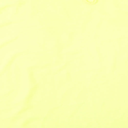 Quiz Womens Yellow Polyester Basic Blouse Size M Round Neck