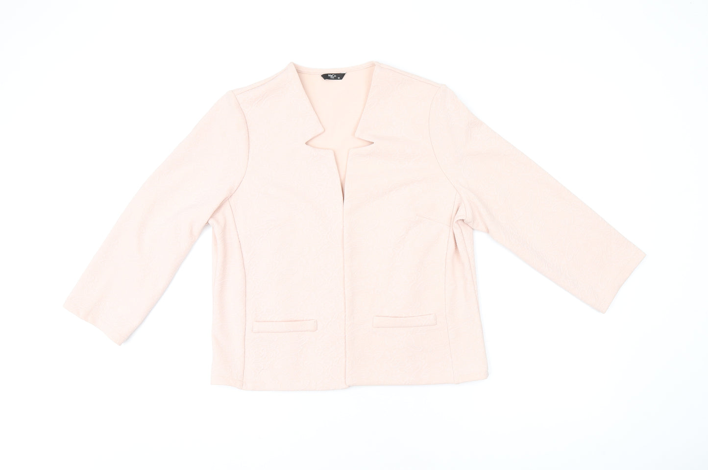 M&Co Womens Pink Jacket Size 12