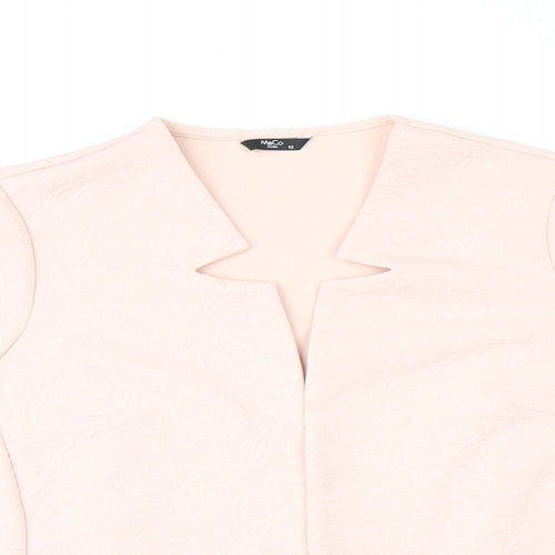 M&Co Womens Pink Jacket Size 12