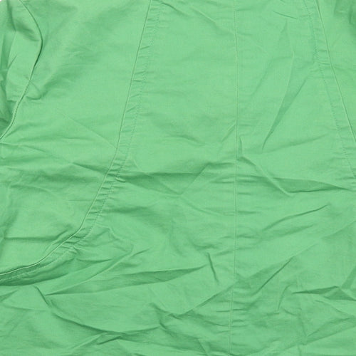 H&M Womens Green Jacket Size 12 Button