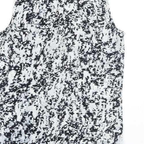 H&M Womens Multicoloured Polyester Basic Tank Size 4 V-Neck