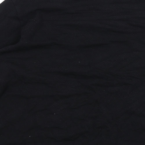 River Island Womens Black Cotton Pullover Sweatshirt Size XL Pullover