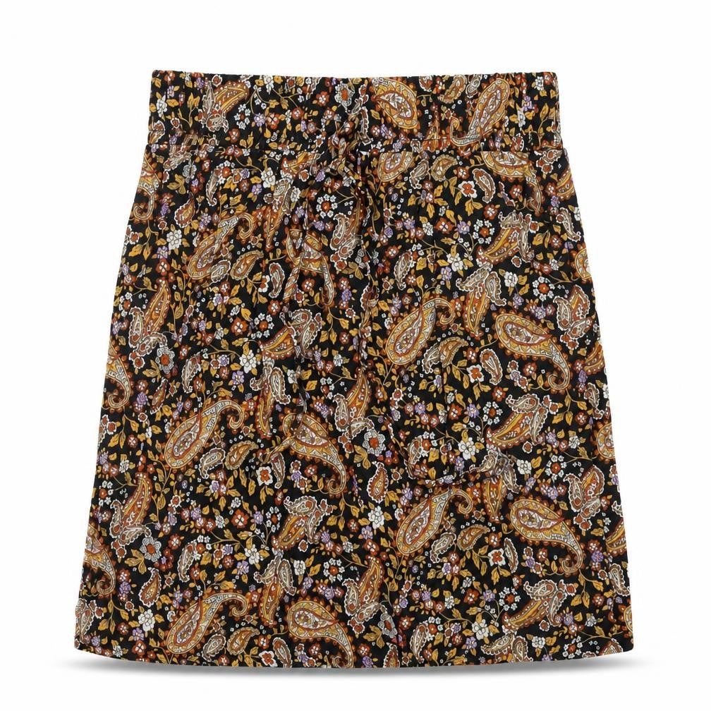 Nobody's Child Womens Multicoloured Paisley Viscose A-Line Skirt Size 8