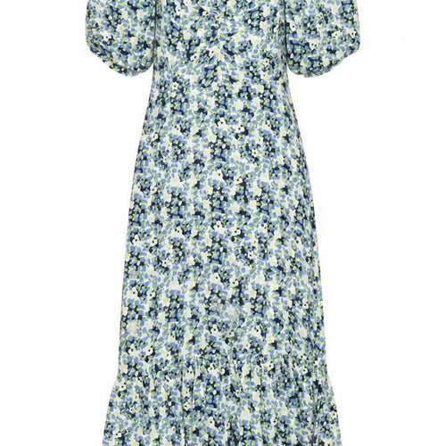 Marks and Spencer Womens Multicoloured Floral Viscose Maxi Size 10 V-Neck Zip