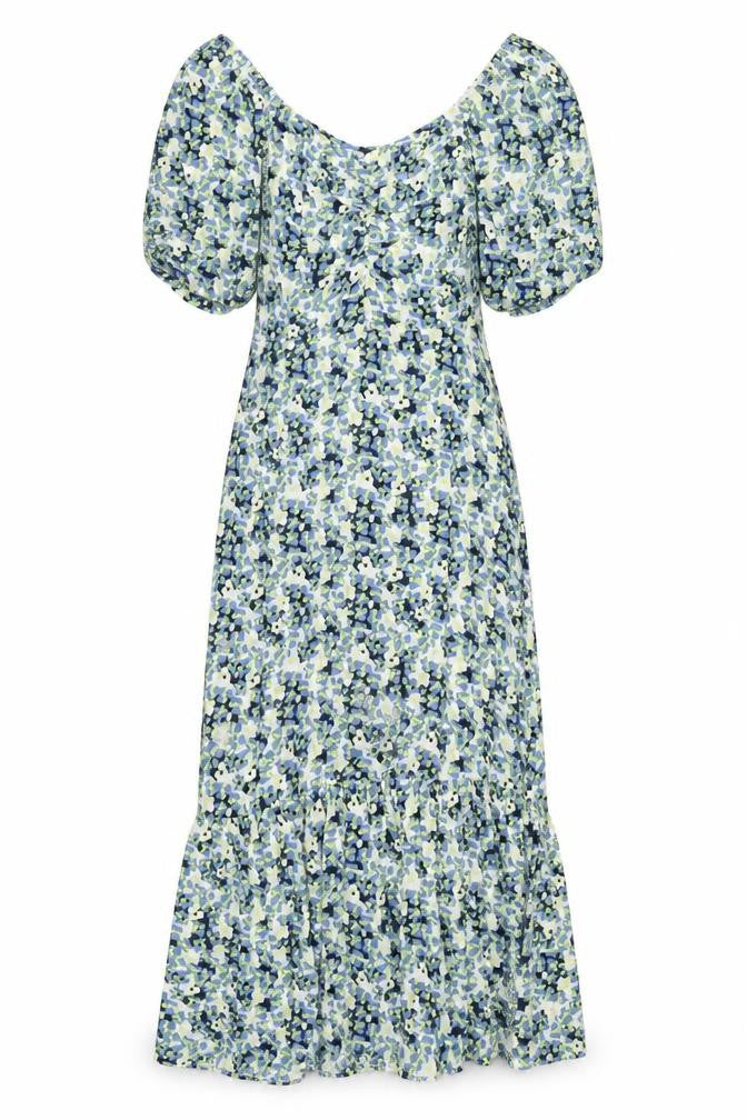 Marks and Spencer Womens Multicoloured Floral Viscose Maxi Size 10 V-Neck Zip