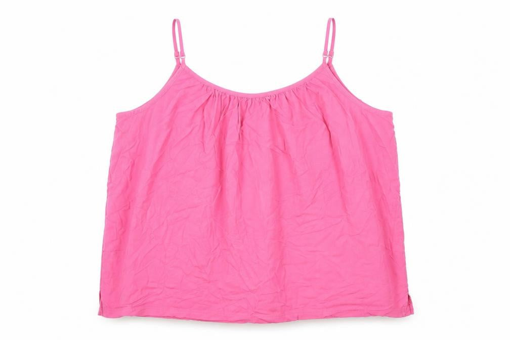 Marks and Spencer Womens Pink Viscose Camisole Tank Size 20 Round Neck