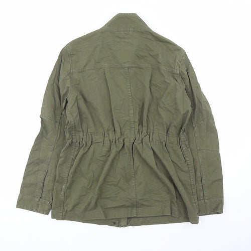 Marks and Spencer Womens Green Jacket Size 10 Zip