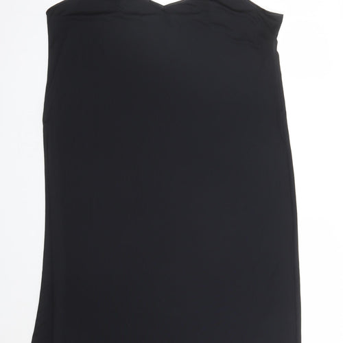 Marks and Spencer Womens Black Solid Polyester Top Dress Size 20