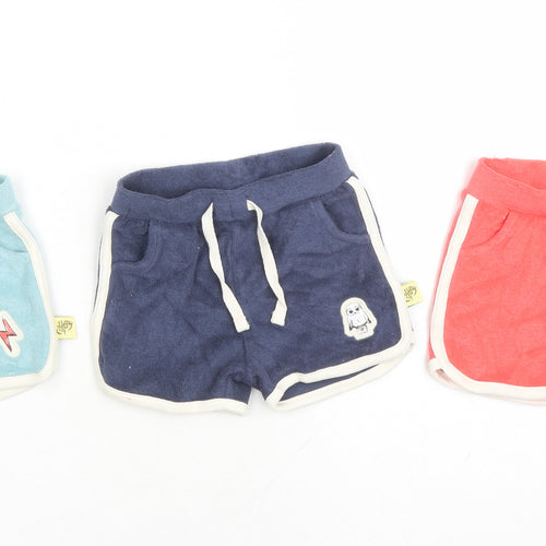 Marks and Spencer Baby Multicoloured Cotton Sweatpants Trousers Size 3-6 Months Drawstring - Harry Potter