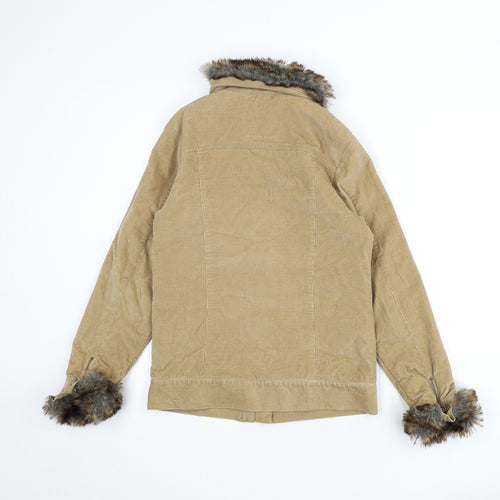 Crew Clothing Womens Beige Jacket Size 8 Zip