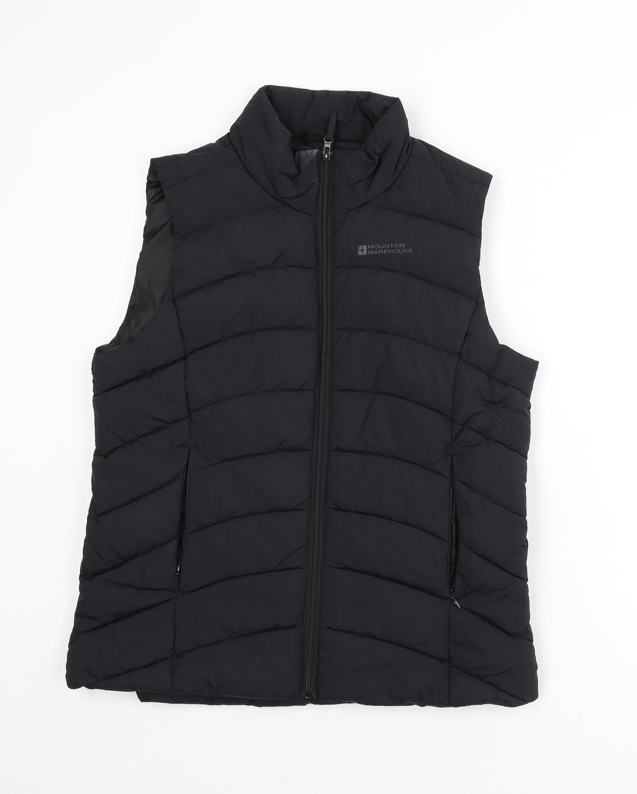 Mountain Warehouse Womens Black Gilet Coat Size 14 Zip