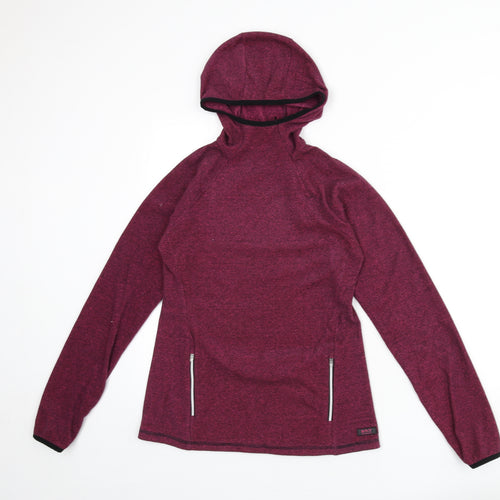 Marc New York Womens Pink Polyester Pullover Hoodie Size S Zip