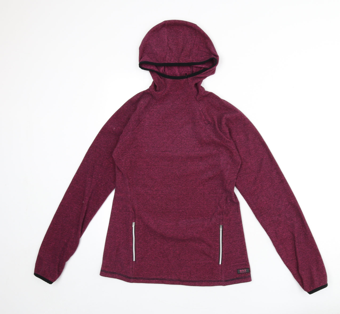 Marc New York Womens Pink Polyester Pullover Hoodie Size S Zip