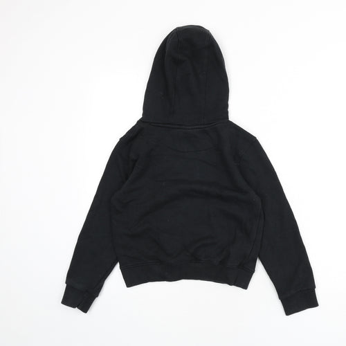 SoulCal&Co Boys Black Cotton Pullover Hoodie Size 9-10 Years Pullover