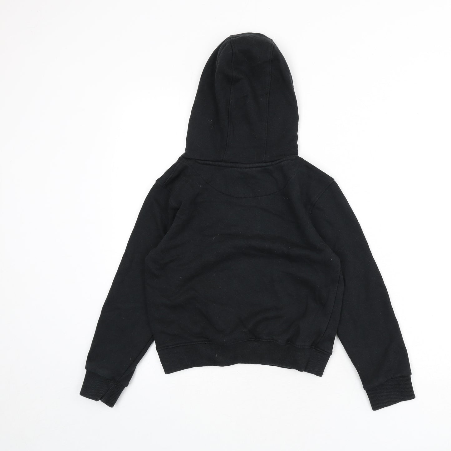 SoulCal&Co Boys Black Cotton Pullover Hoodie Size 9-10 Years Pullover