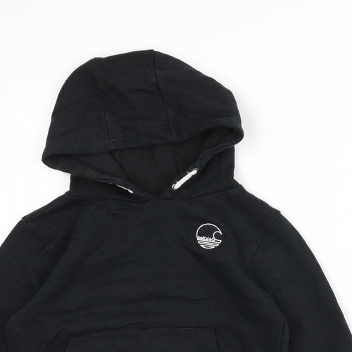 SoulCal&Co Boys Black Cotton Pullover Hoodie Size 9-10 Years Pullover