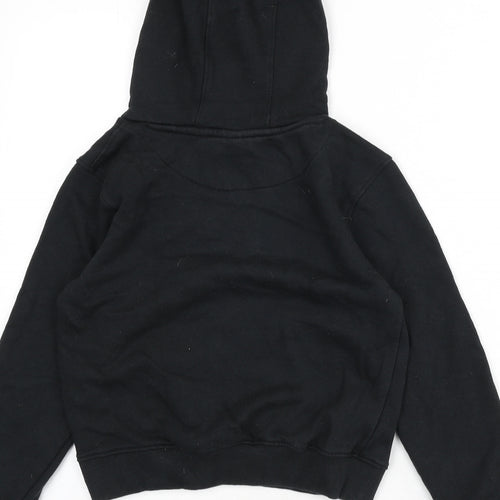 SoulCal&Co Boys Black Cotton Pullover Hoodie Size 9-10 Years Pullover