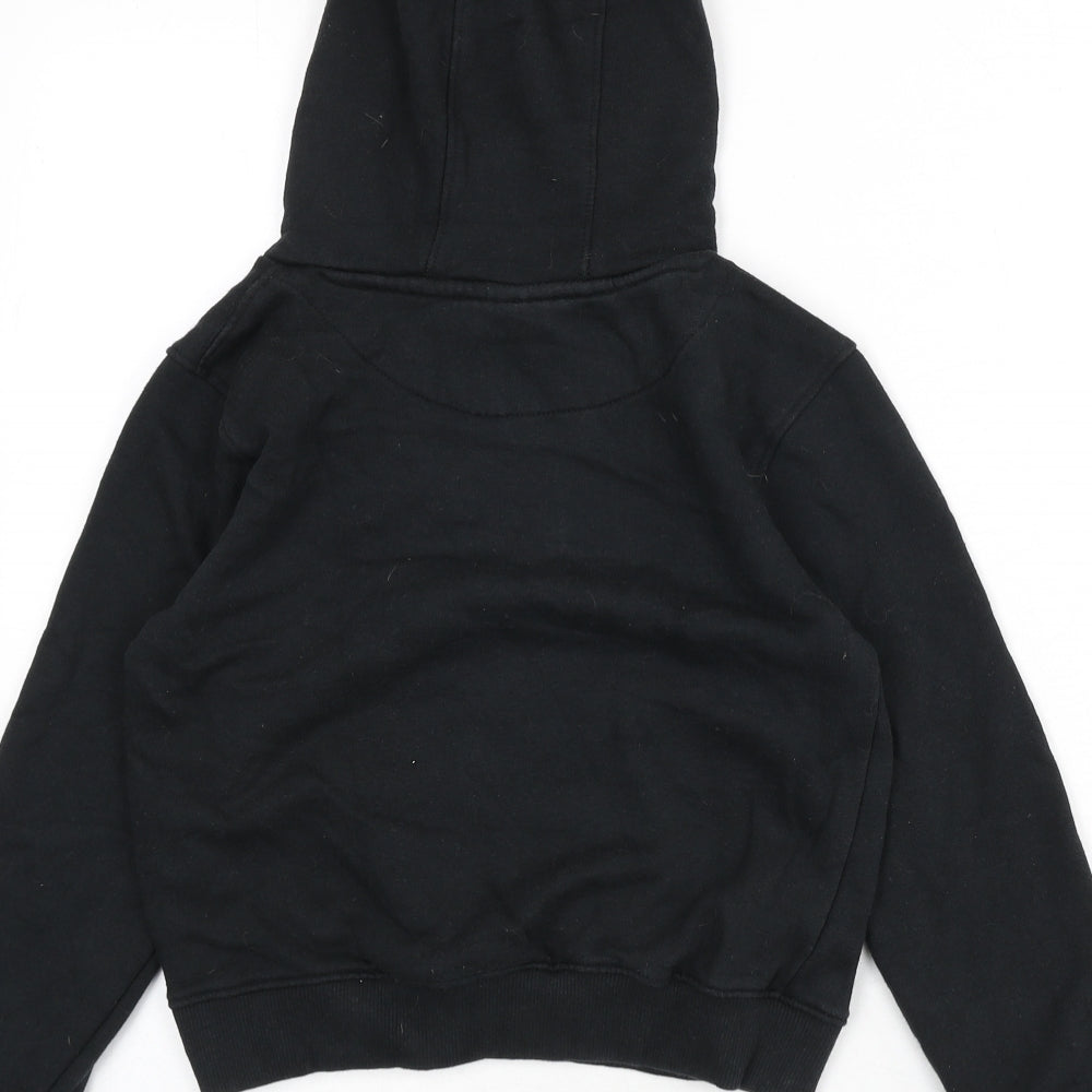 SoulCal&Co Boys Black Cotton Pullover Hoodie Size 9-10 Years Pullover