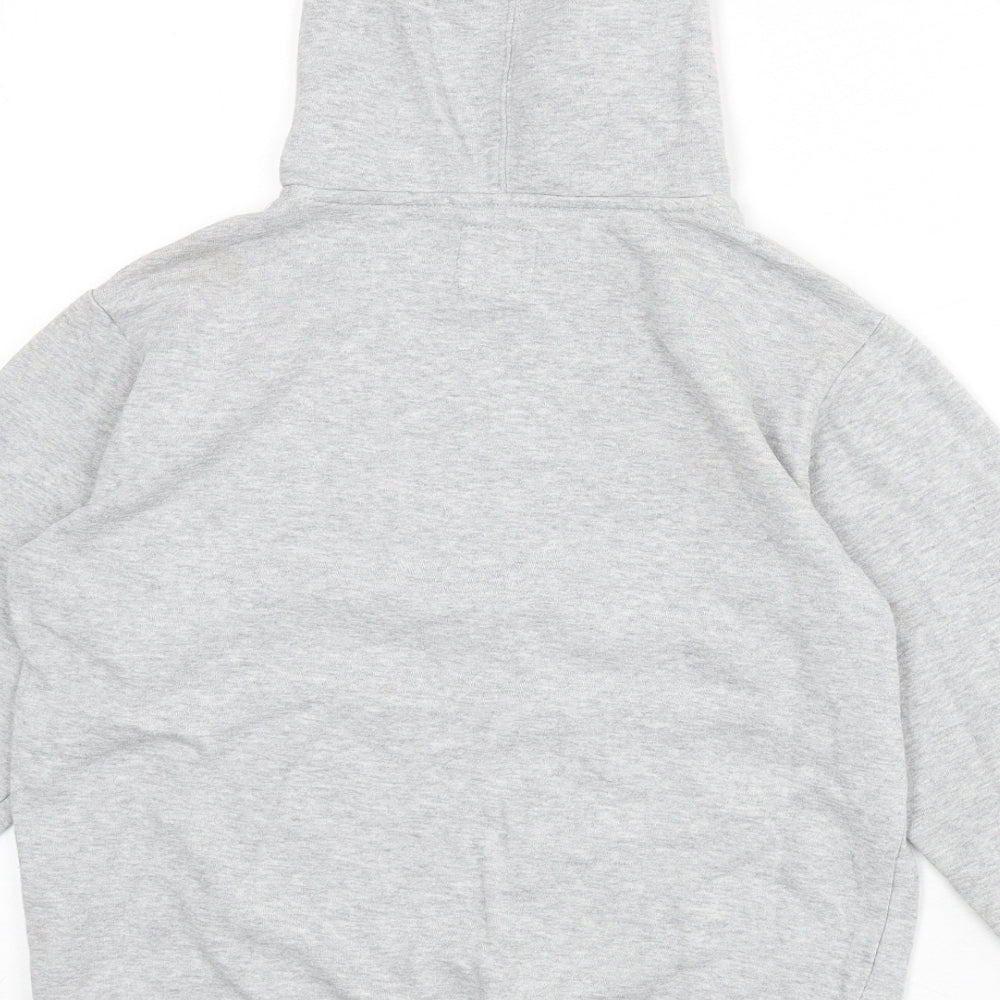 Champion Boys Grey Cotton Pullover Hoodie Size 12-13 Years Pullover