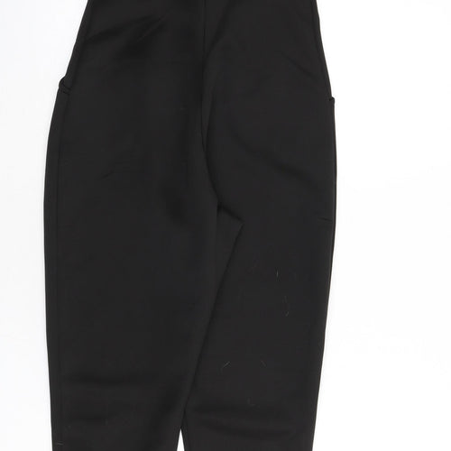 Boohoo Womens Black Polyester Jumpsuit One-Piece Size 10 L23 in Zip