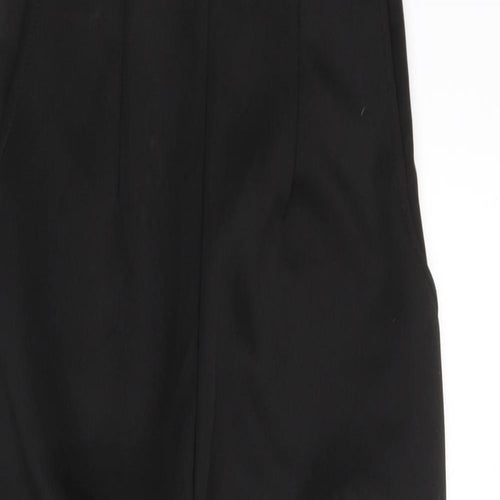 Boohoo Womens Black Polyester Jumpsuit One-Piece Size 10 L23 in Zip