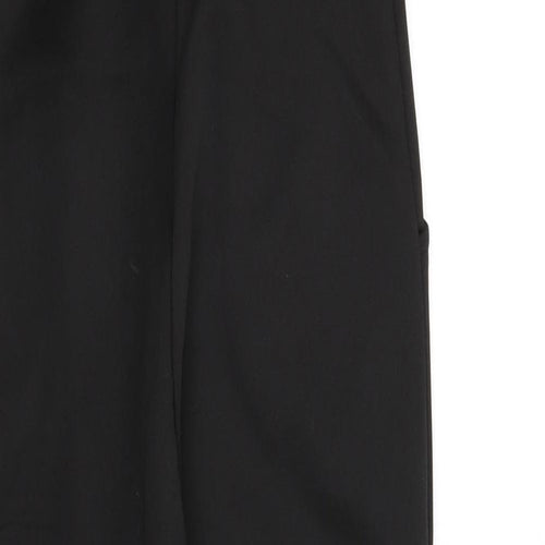 Boohoo Womens Black Polyester Jumpsuit One-Piece Size 10 L23 in Zip