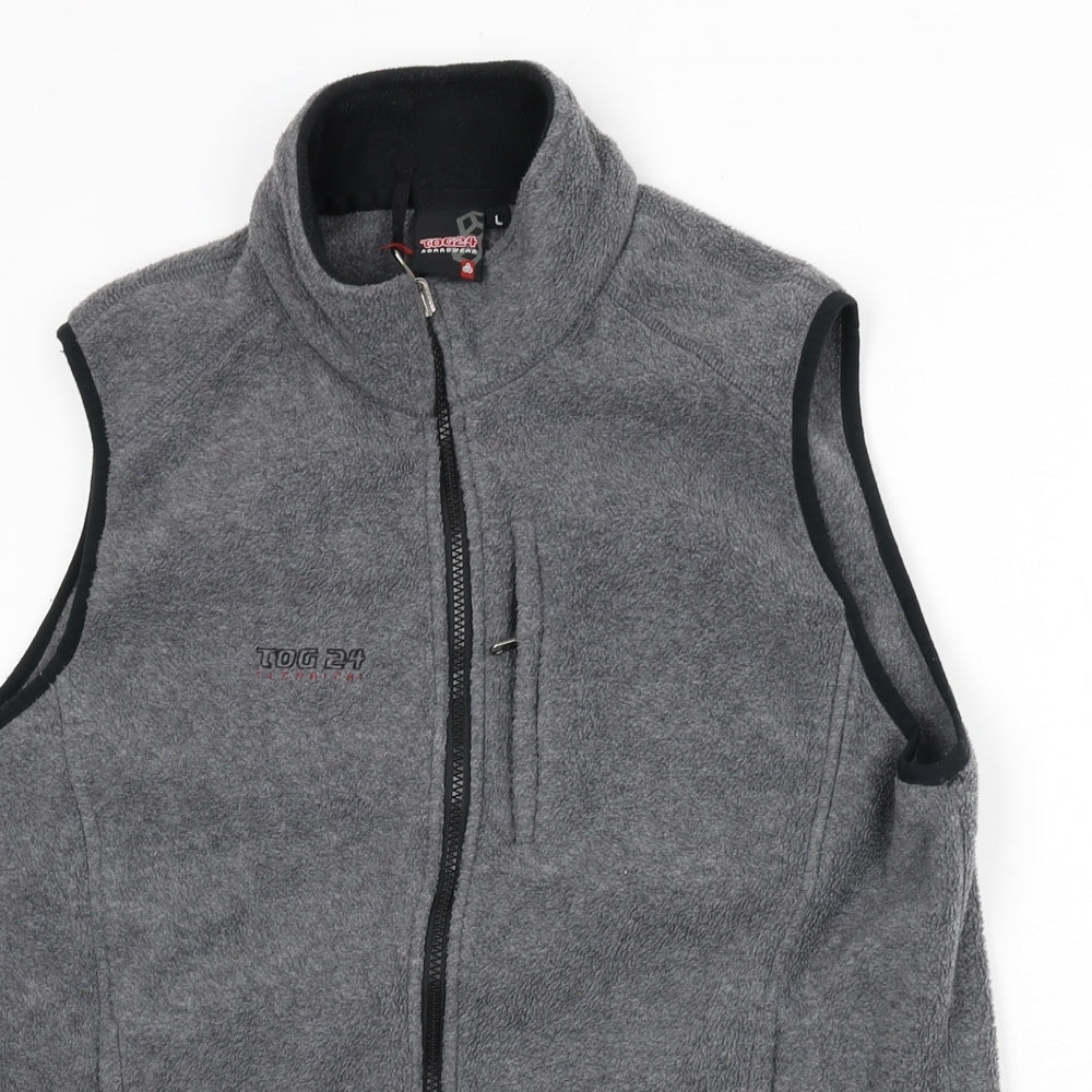 TOG24 Mens Grey Gilet Jacket Size L Zip