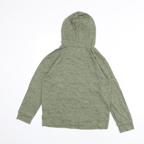 Gap Boys Green Cotton Pullover Hoodie Size L Pullover