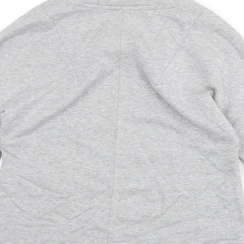 PINKO Womens Grey Cotton Pullover Sweatshirt Size XS Pullover - Rose, Cone, Cloud, Arrow, Marshmallow, Heart, Watermelon