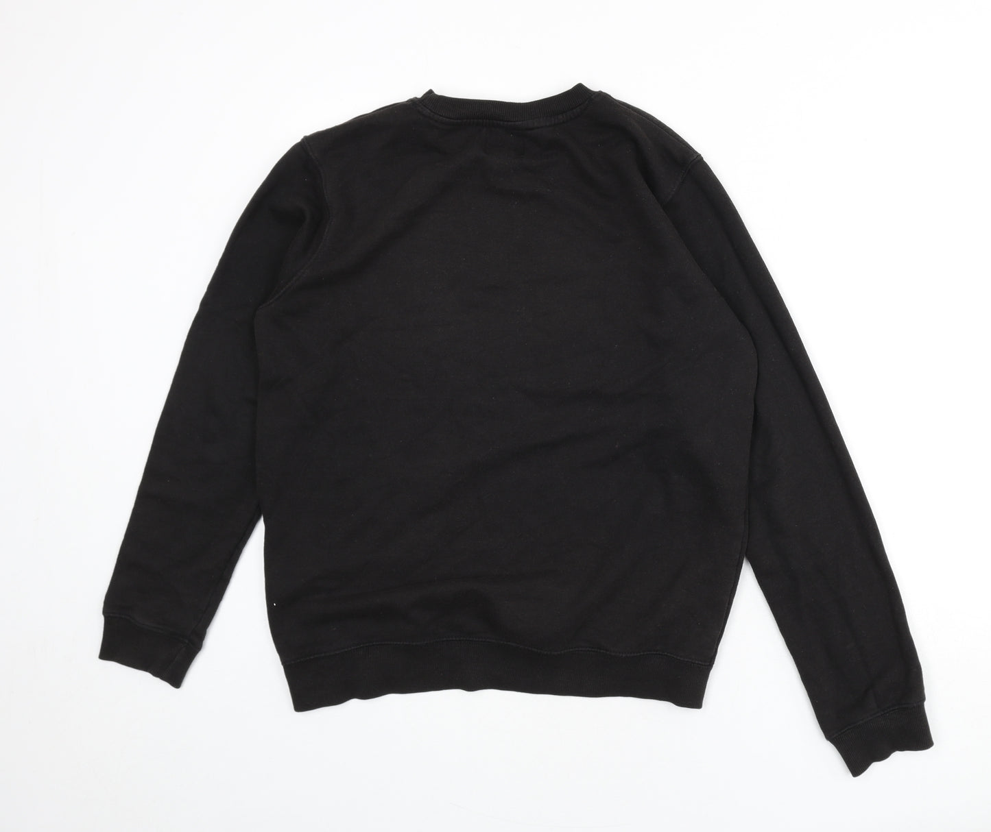Boohoo Mens Black Cotton Pullover Sweatshirt Size L - Man
