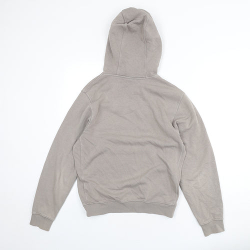 Nike Mens Beige Cotton Pullover Hoodie Size XS